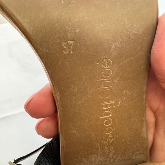 See by Chloe Ankle Strap Heels Black - Picture 10 of 14